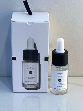 3/$30 Pestle & Mortar Pure Hyaluronic Serum Clean Beauty 15ml BNIB